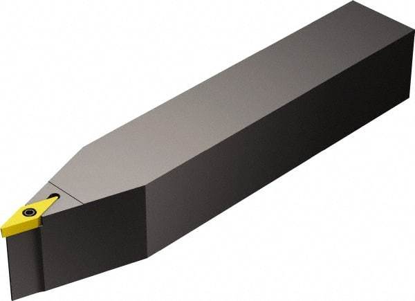 Sandvik Coromant - SVVB, Neutral Cut, 17.50° Lead Angle, 20mm Shank Height x 20mm Shank Width, Neutral Rake Indexable Turning Toolholder - 125mm OAL, VBMT 16 04 08 Insert Compatibility, Series CoroTurn 107 - Industrial Tool & Supply