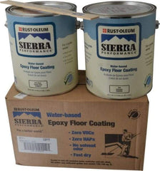 Rust-Oleum - 1 Gal Can Classic Gray Floor Coating - 230 to 340 Sq Ft/Gal Coverage - Industrial Tool & Supply