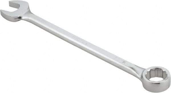 Proto - 60mm 12 Point Offset Combination Wrench - 15° Offset Angle, 29-3/4" OAL, Steel, Satin Finish - Industrial Tool & Supply
