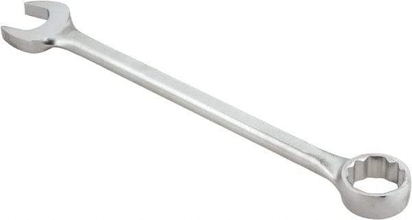 Proto - 70mm 12 Point Offset Combination Wrench - 15° Offset Angle, 29-3/4" OAL, Steel, Satin Finish - Industrial Tool & Supply