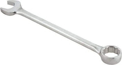 Proto - 70mm 12 Point Offset Combination Wrench - 15° Offset Angle, 29-3/4" OAL, Steel, Satin Finish - Industrial Tool & Supply