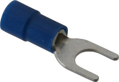Thomas & Betts - #10 Stud, 16 to 14 AWG Compatible, Partially Insulated, Crimp Connection, Standard Fork Terminal - Industrial Tool & Supply