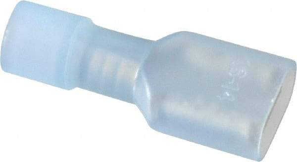 Thomas & Betts - 16 to 14 AWG, Nylon, Fully Insulated, Female Wire Disconnect - 1/4 Inch Wide Tab, Blue, CSA Certified, RoHS Compliant, UL 94 V-2, UL File E9809, UL Listed - Industrial Tool & Supply