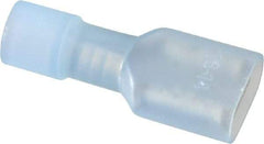 Thomas & Betts - 16 to 14 AWG, Nylon, Fully Insulated, Female Wire Disconnect - 1/4 Inch Wide Tab, Blue, CSA Certified, RoHS Compliant, UL 94 V-2, UL File E9809, UL Listed - Industrial Tool & Supply