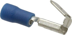 Thomas & Betts - 16 to 14 AWG, Vinyl, Fully Insulated, Piggyback Wire Disconnect - 1/4 Inch Wide Tab, Blue, RoHS Compliant, UL 94 V-0 - Industrial Tool & Supply
