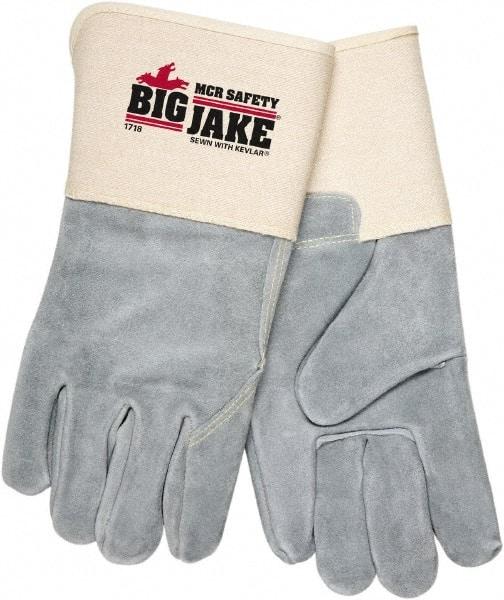 MCR Safety - Leather Work Gloves - Industrial Tool & Supply