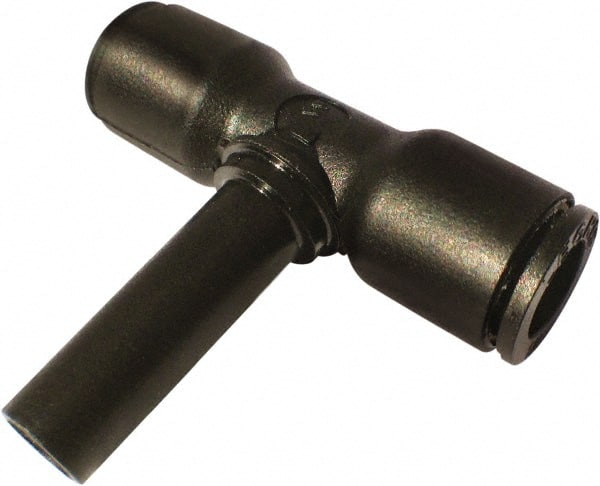 Legris - Plastic Push-To-Connect Tube Fittings Type: Plug-In Tee Tube Outside Diameter (mm): 6 x 8 - Industrial Tool & Supply