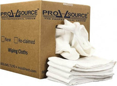 PRO-SOURCE - 25 Inch Long x 16 Inch Wide Virgin Cotton Surgical Towels - White, Huck Toweling, Lint Free, 5 Lbs. at 4 to 6 per Pound, Box - Industrial Tool & Supply