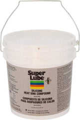 Synco Chemical - 5 Lb Pail Silicone Heat-Transfer Grease - White, High Dielectric Strength, 500°F Max Temp, - Industrial Tool & Supply