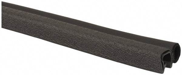 TRIM-LOK - 1/4 Inch Thick x 0.42 Inch Wide, PVC/EPDM, Trim Seal Wear Strip - 1/4 Inch Wide - Industrial Tool & Supply