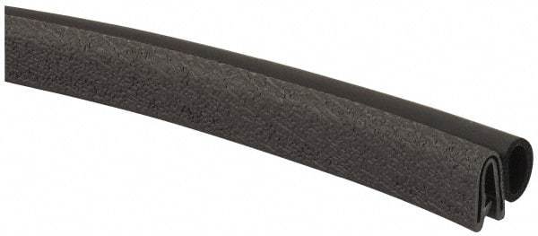 TRIM-LOK - 1/8 Inch Thick x 0.3 Inch Wide, PVC/EPDM, Trim Seal Wear Strip - 1/8 Inch Wide - Industrial Tool & Supply