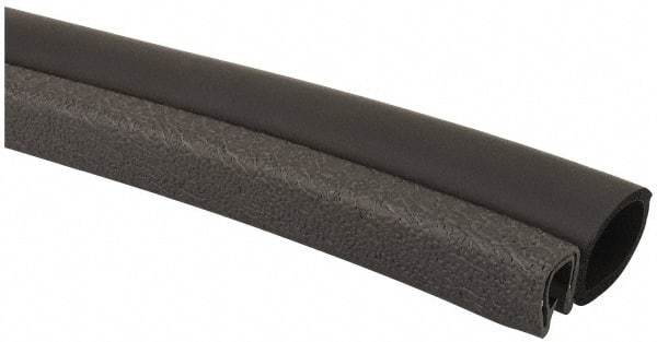 TRIM-LOK - 3/16 Inch Thick x 0.36 Inch Wide, PVC/EPDM, Trim Seal Wear Strip - 3/16 Inch Wide - Industrial Tool & Supply
