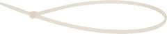 Value Collection - 14.6" Long Natural (Color) Nylon Standard Cable Tie - 40 Lb Tensile Strength, 106mm Max Bundle Diam - Industrial Tool & Supply