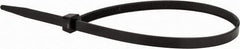 Value Collection - 14-1/2" Long Black Nylon Standard Cable Tie - 120 Lb Tensile Strength, 106mm Max Bundle Diam - Industrial Tool & Supply