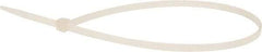 Value Collection - 14.6" Long Natural (Color) Nylon Standard Cable Tie - 50 Lb Tensile Strength, 106mm Max Bundle Diam - Industrial Tool & Supply