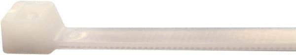 Value Collection - 11.4" Long Natural (Color) Nylon Standard Cable Tie - 40 Lb Tensile Strength, 82mm Max Bundle Diam - Industrial Tool & Supply