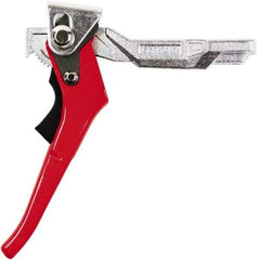 Bessey - 1,450 Lb Clamping Pressure, Steel, Ratcheting Handle, SLV Bar & Pipe Clamping Arm - 4-3/4" Throat Depth - Industrial Tool & Supply