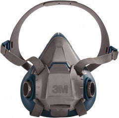 3M - Series 6500, Size S Half Mask Respirator - 4-Point Suspension, Bayonet Connection - Industrial Tool & Supply