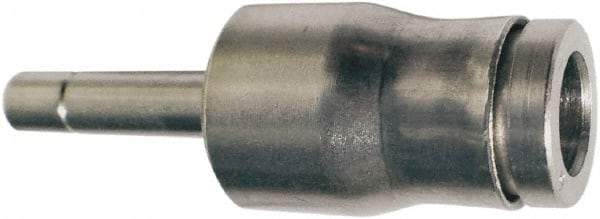 Legris - 6 x 4mm Outside Diam, Nickel Plated Brass Push-to-Connect Tube Plug-In Expander - 435 Max psi, Tube to Stem Connection, FKM O-Ring - Industrial Tool & Supply