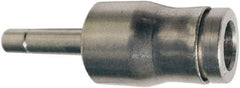 Legris - 6 x 4mm Outside Diam, Nickel Plated Brass Push-to-Connect Tube Plug-In Expander - 435 Max psi, Tube to Stem Connection, FKM O-Ring - Industrial Tool & Supply