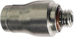 Legris - 4mm Outside Diam, M5x0.8 Metric, Nickel Plated Brass Push-to-Connect Tube Male Connector - 435 Max psi, Tube to Metric Thread Connection, FKM O-Ring - Industrial Tool & Supply