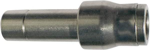 Legris - 6 x 8mm Outside Diam, Nickel Plated Brass Push-to-Connect Tube Plug-In Reducer - 435 Max psi, Tube to Stem Connection, FKM O-Ring - Industrial Tool & Supply