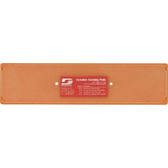 Dynabrade - 11 x 2-3/4" Rectangular Adhesive/PSA Backing Pad - File Board Sander Compatible, Screw Attachment, Nonvacuum Pad, 3/8" Thick, Medium Density - Industrial Tool & Supply