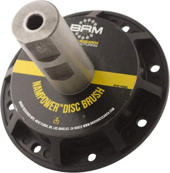 Brush Research Mfg. - 31/32" Arbor Hole to 0.968" Shank Diam Sidelock Collet - For 4, 5 & 6" NamPower Disc Brushes, Attached Spindle, Flow Through Spindle - Industrial Tool & Supply