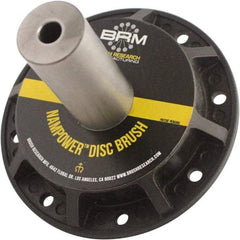 Brush Research Mfg. - 31/32" Arbor Hole to 0.968" Shank Diam Standard Collet - For 4, 5 & 6" NamPower Disc Brushes, Attached Spindle, Flow Through Spindle - Industrial Tool & Supply