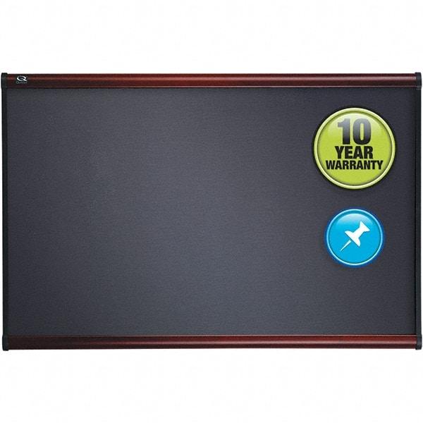Quartet - 36" High x 48" Wide Fabric Bulletin - Fabric, Includes Mounting Kit - Industrial Tool & Supply
