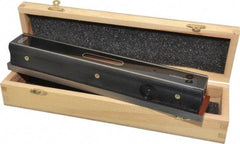 Value Collection - 12" Long, 0.0005" Graduation Sensitivity per 10", 2 Vials, Master Precision Level - Cast Iron, 1-7/8" Wide - Industrial Tool & Supply