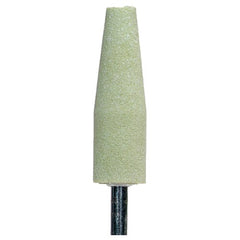 ‎3/4″ × 2-1/2″ 1/4″ Spindle Quantum Mounted Point A1 80 Grit Ceramic Alumina - Industrial Tool & Supply