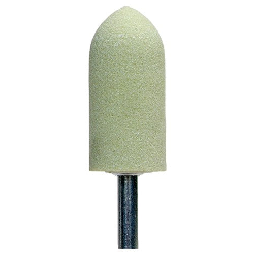 7/8″ × 2″ 1/4″ Spindle Quantum Mounted Point A11 80 Grit Ceramic Alumina - Industrial Tool & Supply