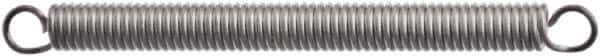 Associated Spring Raymond - 50.8mm OD, 178.79 N Max Load, 407.42mm Max Ext Len, Spring - 5.5 Lb/In Rating, 6.97 Lb Init Tension, 254mm Free Length - Industrial Tool & Supply