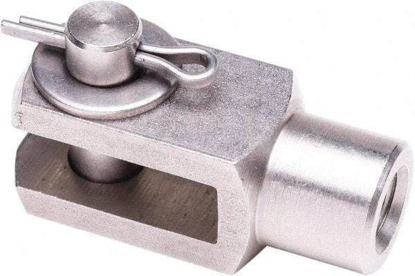 Associated Spring Raymond - 9.91mm Zinc Plated End Fitting - For Hydraulic Dampers & Gas Springs - Industrial Tool & Supply