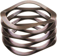 Associated Spring Raymond - 21.59mm ID x 28.58mm OD, Grade 17-7 PH Stainless Steel Multiwave Disc Spring - 0.46mm Thick, 12.7mm Overall Height, 5mm Deflection, 30 Lb at Deflection - Industrial Tool & Supply