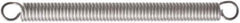 Associated Spring Raymond - 20mm OD, 244.07 N Max Load, 219mm Max Ext Len, Stainless Steel Extension Spring - 14.58 Lb/In Rating, 8.26 Lb Init Tension, 138mm Free Length - Industrial Tool & Supply