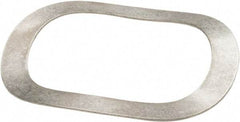 Associated Spring Raymond - 77.39mm ID x 99.49mm OD, Grade 1074 High Carbon Steel Triple Wave Washer - 1.07mm Thick, 6.55mm Overall Height, 3.3mm Deflection, 98 Lb at Deflection - Industrial Tool & Supply