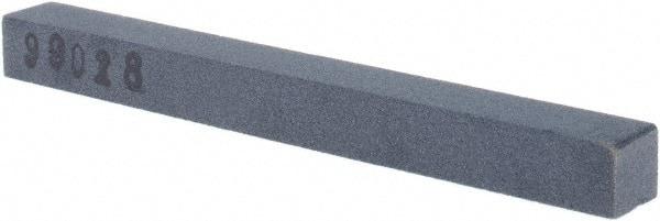 Made in USA - 3/8" Wide x 4" OAL x 3/8" Thick, Silicon Carbide Sharpening Stone - Square, Fine Grade, 280 Grit - Industrial Tool & Supply