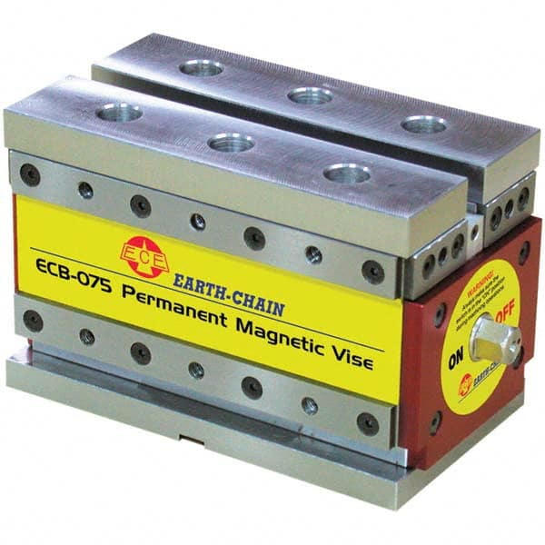 Techniks - Permanent Magnetic Chucks Shape: Rectangle Width/Diameter (Inch): 3 - Industrial Tool & Supply