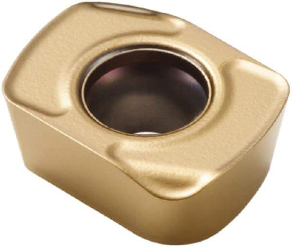 Seco - LPHT060310 ME05 Grade F40M Carbide Milling Insert - TiAlN/TiN Finish, 1/8" Thick - Industrial Tool & Supply