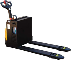 Vestil - 4,500 Lb Capacity, 8-13/64" Lift Electric Pallet Truck - 3.2" Min Lift Height, 48" Fork Length x 27" Fork Width, 30-1/4" Overall Width - Industrial Tool & Supply