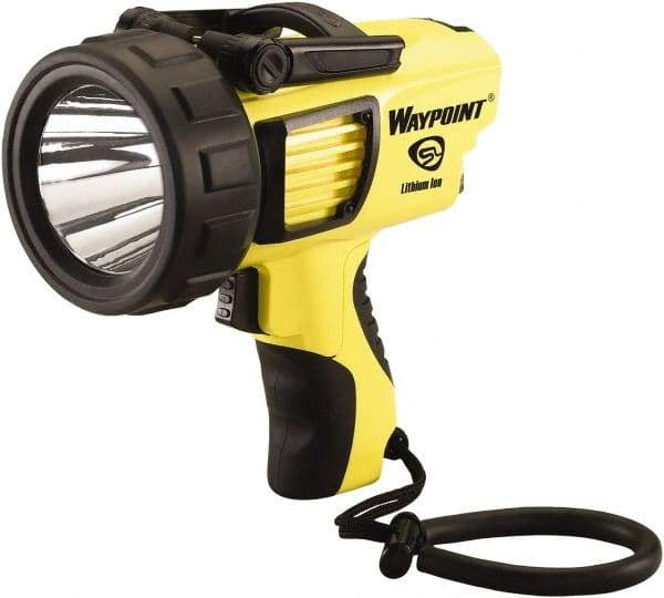 Streamlight - White LED Bulb, 1,000 Lumens, Spotlight/Lantern Flashlight - Yellow Plastic Body, 1 CR123A Lithium-Ion Battery Included - Industrial Tool & Supply