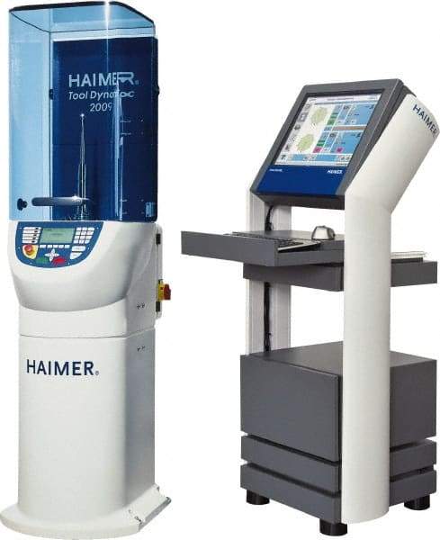 HAIMER - 43" Long x 32" Wide x 32" High, 32" Diam Capacity, 120V Power Source, Balancing Machine - 30" Height Measuring Capacity, HSK, SK, BT, CAT, BBT, Capto, KM - Industrial Tool & Supply