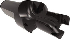 Allied Machine and Engineering - 15 to 16mm Diam, Straight Shank, 19.05mm Body Shank Diam, Combo Chamfer and Countersink Drill - TCMT 110204 Insert, 95.65mm OAL - Industrial Tool & Supply