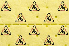 Brady SPC Sorbents - 20 Gal Capacity per Package, Chemical/Hazmat Roll - 150' Long x 15" Wide, Yellow, Polypropylene - Industrial Tool & Supply