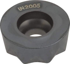 Ingersoll Cutting Tools - RCLB120500 VL Grade IN2005 Carbide Milling Insert - TiAlN Finish, 0.191" Thick, 1/2" Inscribed Circle, 1/4" Corner Radius - Industrial Tool & Supply
