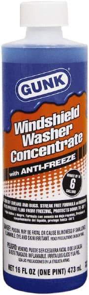 Gunk - Windshield Washer Fluid - 16 oz Bottle - Industrial Tool & Supply