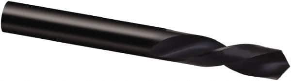 Guhring - 15/64" 118° Spiral Flute High Speed Steel Screw Machine Drill Bit - Bright Finish, Left Hand Cut, 28mm Flute Length, 66mm OAL, Cone Relief Point, Straight Shank - Industrial Tool & Supply