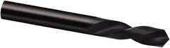 Guhring - 0.2377953" 118° Spiral Flute High Speed Steel Screw Machine Drill Bit - Oxide Finish, Left Hand Cut, 31mm Flute Length, 70mm OAL, Cone Relief Point, Straight Shank - Industrial Tool & Supply